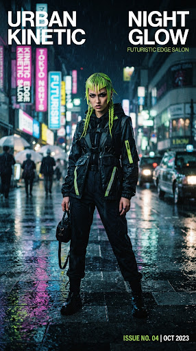 Xu hướng tóc Cyberpunk 2024