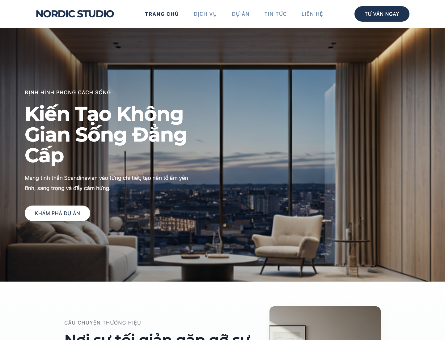 Preview Template 5 ngành nội thất